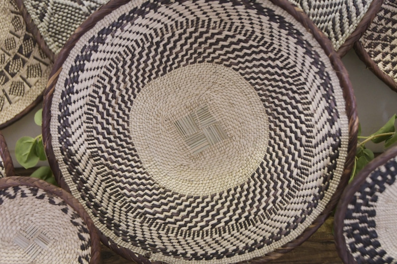 African Creative Binga 8 Piece Basket Set 24